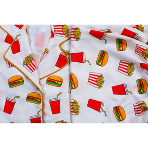 Burger & Chips PJ Set